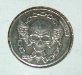 1935-S Buffalo Hobo Nickel Fantasy Coin Skull & Wings