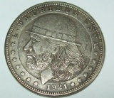 1921 Morgan Hobo Dollar Fantasy Coin Hobo with Top Hat