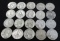 Roll of 20 1943-S Washington Silver Quarters $5 Face Value 90% Silver