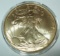 2008 American Silver Eagle 1 troy oz. .999 Fine Silver Dollar Coin Gold Gilded