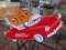 Large Porcelain ESSO Happy Motoring Car Sign Boy Girl Oil Drop Head Dealer Sign