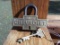 Brass Chevrolet Chevy Bowtie Logo Shaped Lock & Keys Padlock Keys Also Marked Chevrolet