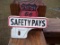 Cast Iron Phillips 66 Safety Pays License Plate Topper Fob Gas Oil Advertising