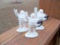 3 Cast Iron Mini Michelin Man Figurines Tire Store Giveaways