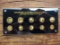 1 Set Of Souvenir California Gold Tokens Uncirculated Type Set 10 Tokens In Case