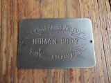 Brass Wells Fargo Express Co Human Body Toe Corpse Tag Date Bonded Old West