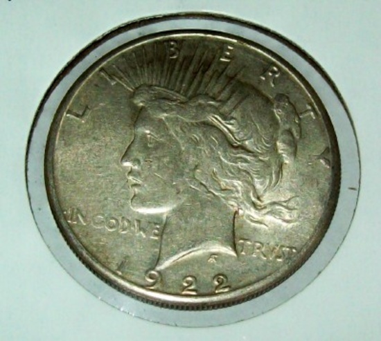 1922-S Peace Silver Dollar Coin