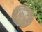 Heavy Cast Iron Confederate Seal Round Grave Marker CSA