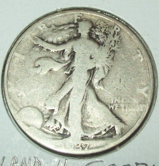 1937-D Walking Liberty Half Dollar Silver Coin