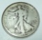 1942 Walking Liberty Half Dollar 90% Silver Coin