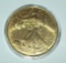 1999 American Silver Eagle 1 troy oz. .999 Fine Silver Dollar Coin 24K Gold Gilded