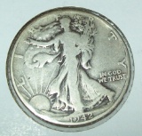 1942 Walking Liberty Half Dollar 90% Silver Coin