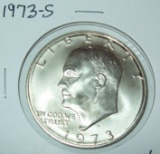 1973-S 40% Silver Eisenhower Dollar IKE Coin