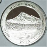 2010-S Silver Proof Washington Quarter Mt. Hood Oregon National Parks
