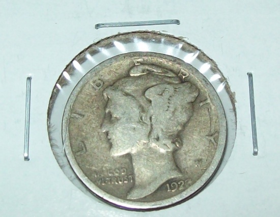 1923 Mercury Dime Silver Coin