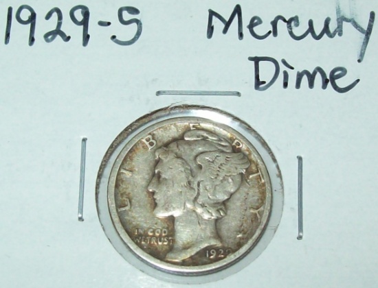 1929-S Mercury Dime Silver Coin