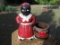 Cast Iron Black Mammy Toothpick Holder Or Match Holder Black Lady Black Americana