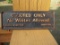 Cast Iron Colored Only No Whites Allowed Sign Savannah Georgia March 1930 Segregation Sign