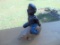 Black Boy Riding Pig Coin Bank Cast Iron