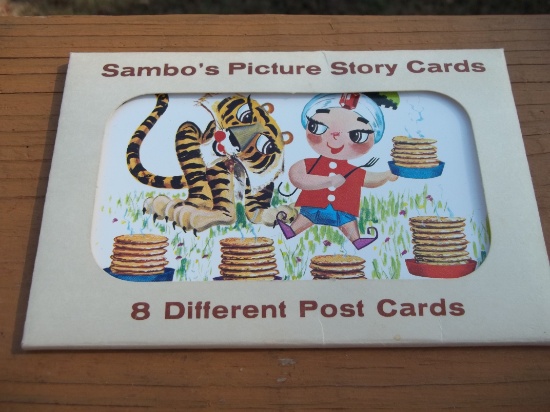 Sambo's Restaurant Original Set Of 8 Different Post Cards Picture Story Cards Complete Set
