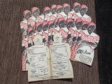 Lot of 10 Old Dixie Southern Barbecue Menus Savannah Georgia Black Americana BBQ Dinner $1.00