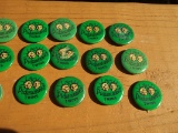 Lot Of 15 Small 1 Inch Black American Buttons Pinbacks Pickaninnies Twins