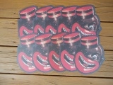 Lot of 10 Coon Chicken Inn Restaurant Menus Black Americana Bellhop Man Logo Seattle Portland & Utah