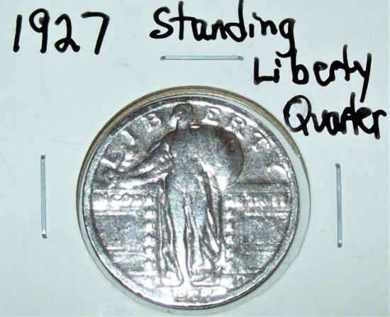 1927 Standing Liberty Quarter Coin