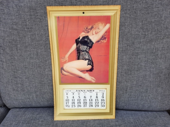 Marilyn Monroe 1955 Golden Dreams Calendar Nightie Negligee