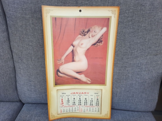 Marilyn Monroe 1955 Nude Golden Dreams Calendar All Pages Intact Very Nice