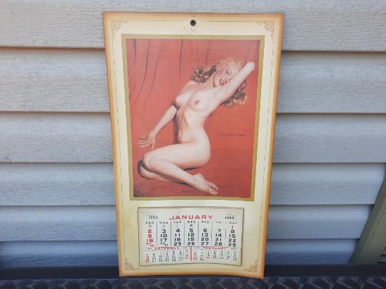 Marilyn Monroe 1955 Nude Golden Dreams Calendar All Pages Intact Very Nice