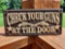Cast Iron Please Check Your Guns At The Door Sign Plaque