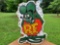 Large Heavy Porcelain Rat Fink R.F. Sign Rat Rod Sign