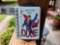 Porcelain Dixie Motor Oil Superman Thermometer Gas Station Dealer Thermometer