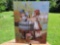 Tin Metal Advertising Sign Ivorine Wonderful Cleanser Washtub & Cats Sign