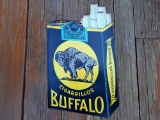 Buffalo Cigarillos Paper Cardboard Cut-Out Advertising Sign
