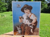 Tin Metal Advertising Sign James Pyle's Pearline Washing Compound