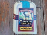 Orphan Boy Smoking Tobacco Fine Carolina Donkey St Louis MO Advertising Sign