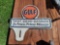 Cast Iron Gulf That Good Gasoline License Plater Topper Fob Gas & Oil Car