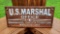 US Marshal Office Deadwood Dakota Territory Cast Iron Sign 1861