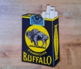 Buffalo Cigarillos Paper Cardboard Cut-Out Advertising Sign
