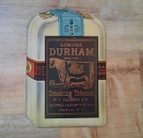 Genuine Durham Smoking Tobacco Blackwells NC Bull Advertising Sign