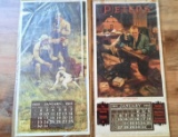 2 Peters Cartridge Company Cincinnati OH USA 1913 w/ 1986 Calendar Dates & 1905 w/ 1978 Calendar