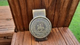 Brass The Confederate States Of America 22 February 1862 Deo Vindice Money Clip
