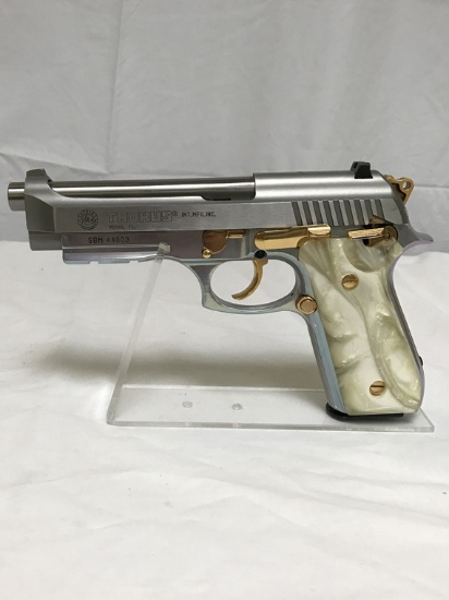 Taurus PT100 AFS 40 Cal. Pearl Handle w/ Extra Grips and Mag.