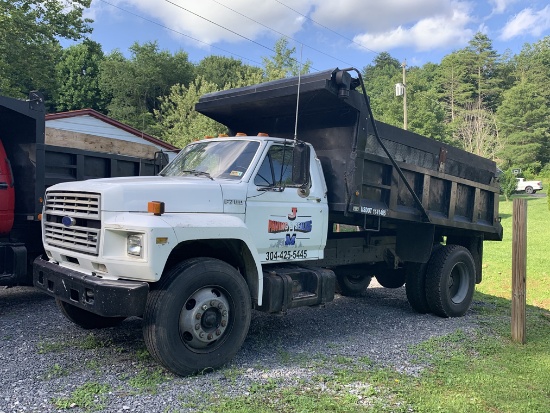 1991 Ford F700 Dump Truck 129,000 Miles