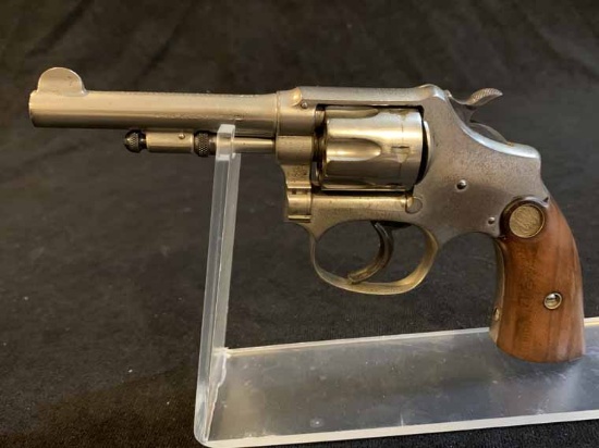 Smith&Wesson Lady Smith 3" BBL Nickel .22 S&W Hand Ejector ( some nickel wear)