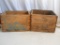 Lot of 2 Crates