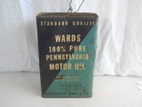 Wards 5 Quarts Motor Oil Can