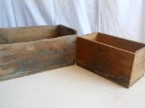 Lot of 2 Crates